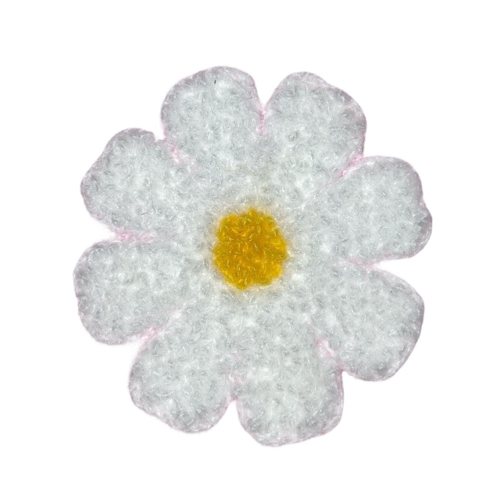 Pink Daisy Coin Pouch with Mushroom Charm Keychain - Picture 8 of 9